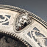 1870 年英國古董銀盤活動手把籃子 Thomas Bradbury & Sons